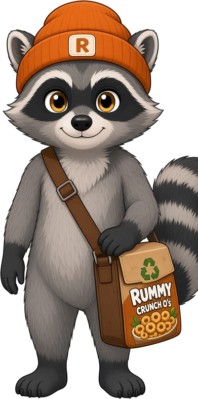 Rummy the raccoon